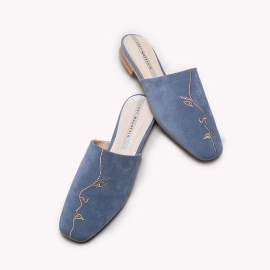 full genuine leather low-heeled women shoes high quality office ladies shoes summer women slippers women heels - LiveTrendsX