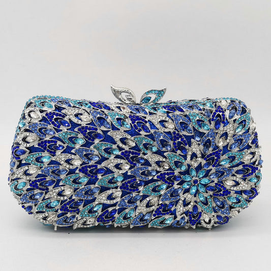 Hollow Out Women Diamond Evening Bags Metal Minaudiere Purses and Handbags Bridal Wedding Crystal Bag - LiveTrendsX