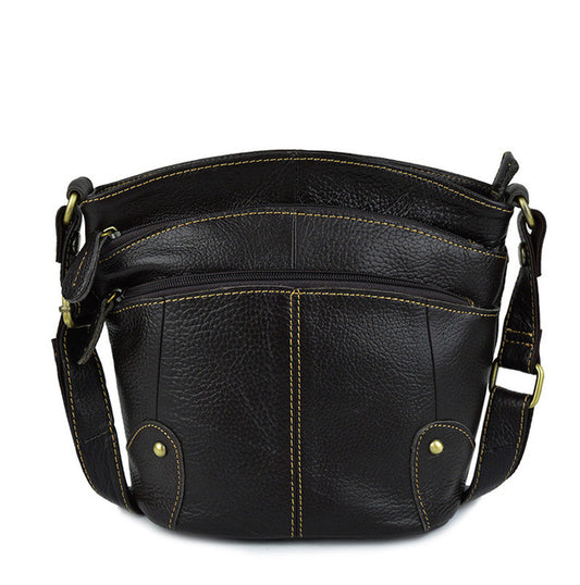 Genuine Leather Small Messenger Bags For Ladies - LiveTrendsX