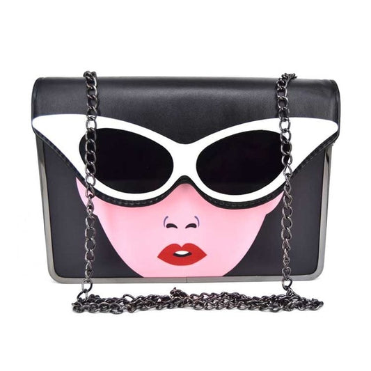 Fashion Box evening bag diamond flower Clutch Bag hollow relief Acrylic luxury handbag banquet party purse women's Shoulder bag - LiveTrendsX