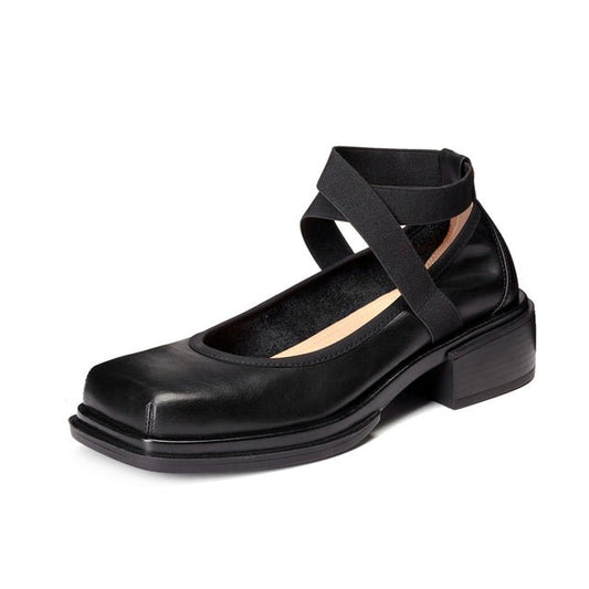 Retro Classic Strap Belt Buckle Female Summer Shoes - LiveTrendsX
