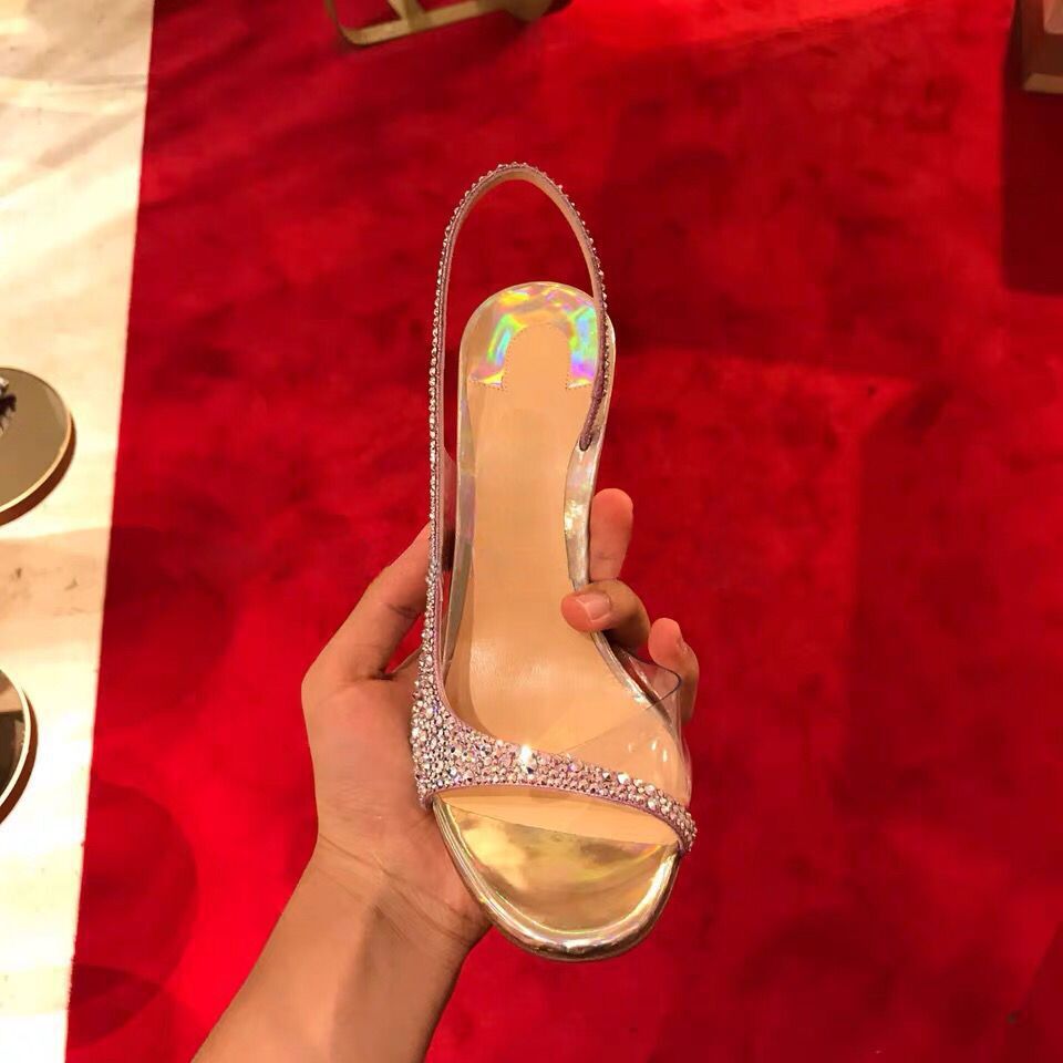 Slingback Wedding Pumps Ladies Peep toe Thin Heels Party Shoes - LiveTrendsX