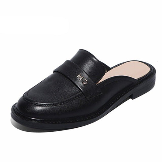 Women Round Toe Slip On Penny Loafers - LiveTrendsX