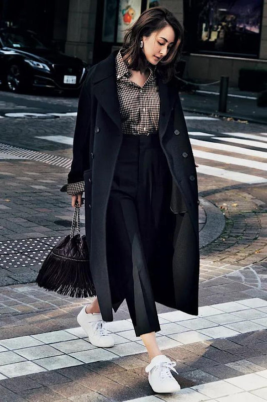 How to wear the black coat without looking boring?  13 Ways to Style a Basic Black Winter Coat