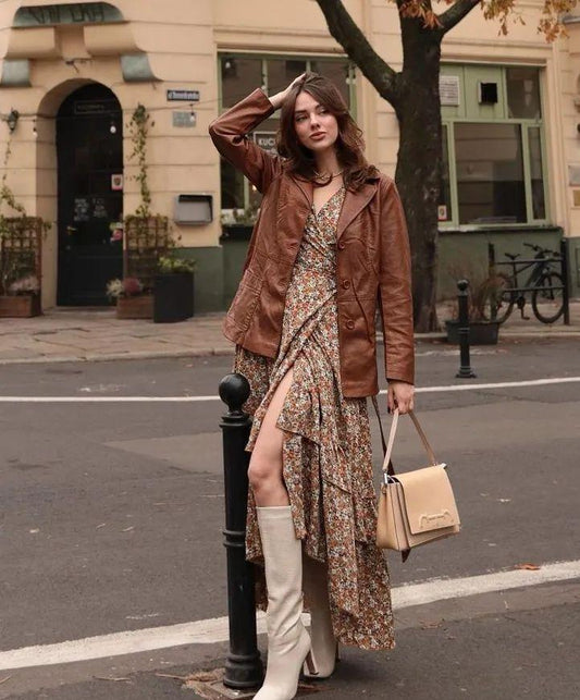 Jacket + skirt = the most eye-catching combination CP in winter! - LiveTrendsX