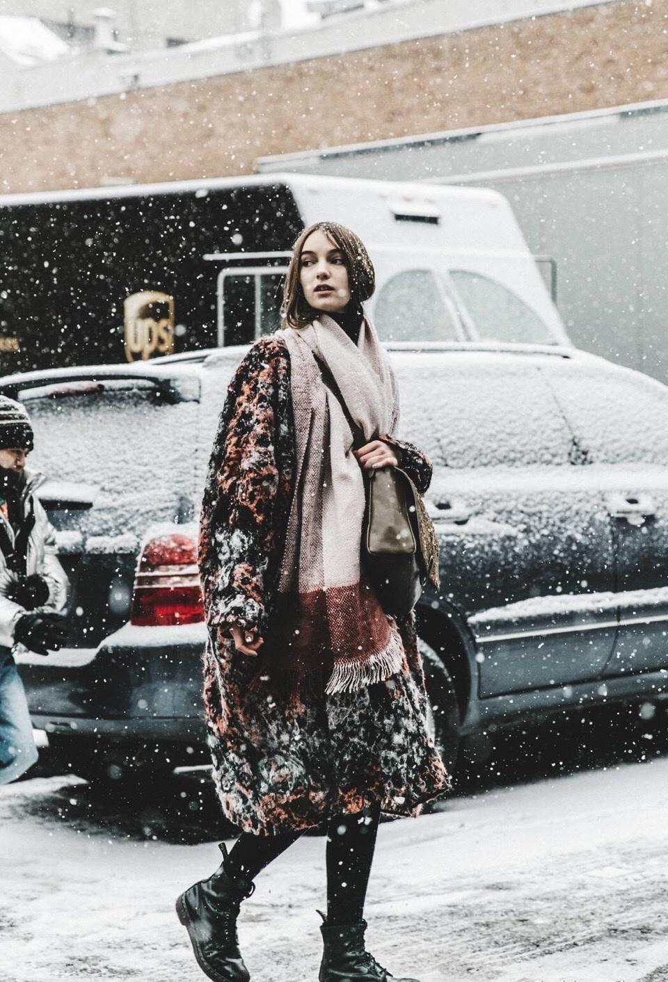 New York street amateurs wear and share, they are also wearing "fur", the matching method is casual and advanced - LiveTrendsX