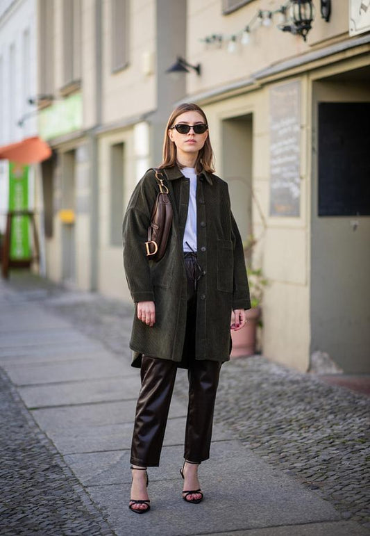 Retro corduroy is back again. Coats and suits can be used. It is elegant and fashionable. - LiveTrendsX