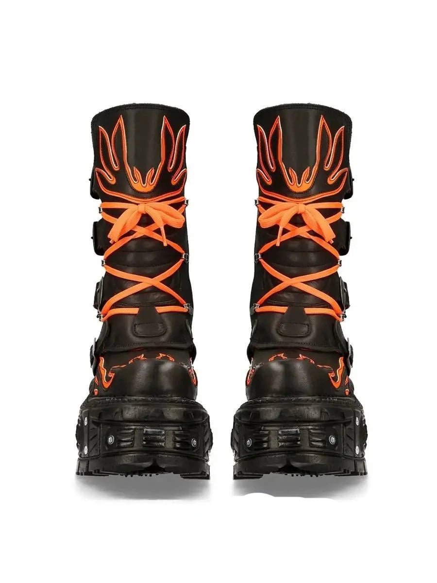 2024 New Women Versatile Retro Dark Punk Style Motorcycle Boots - LiveTrendsX