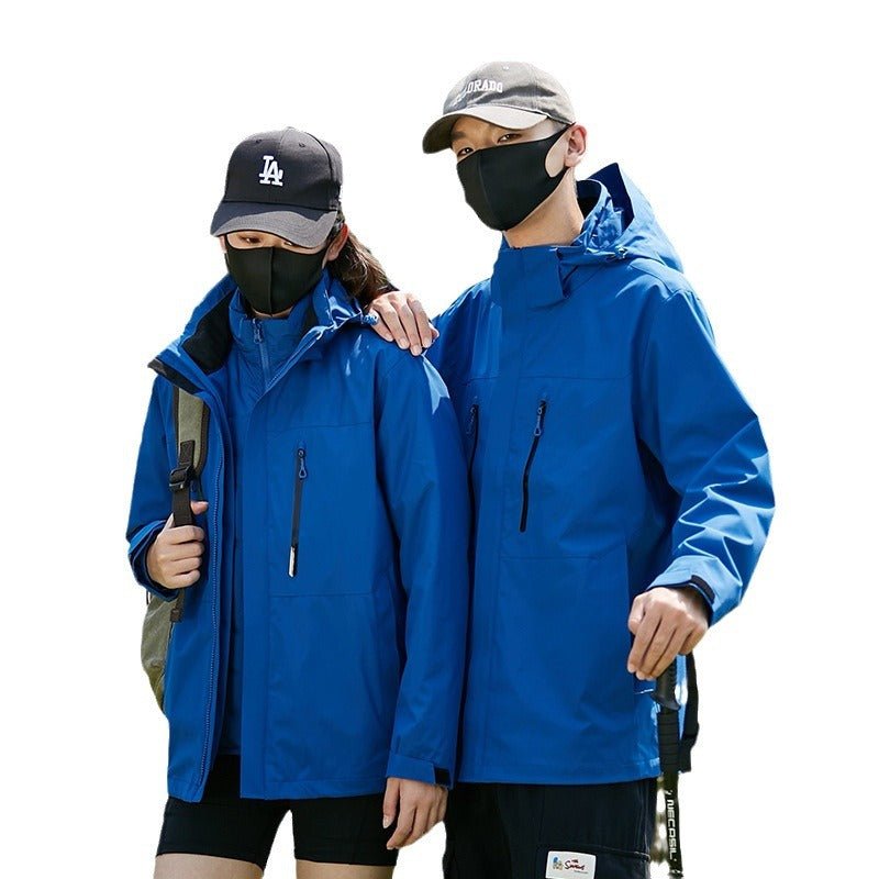3 - in - 1 Waterproof Windbreaker for Men and Women - LiveTrendsX