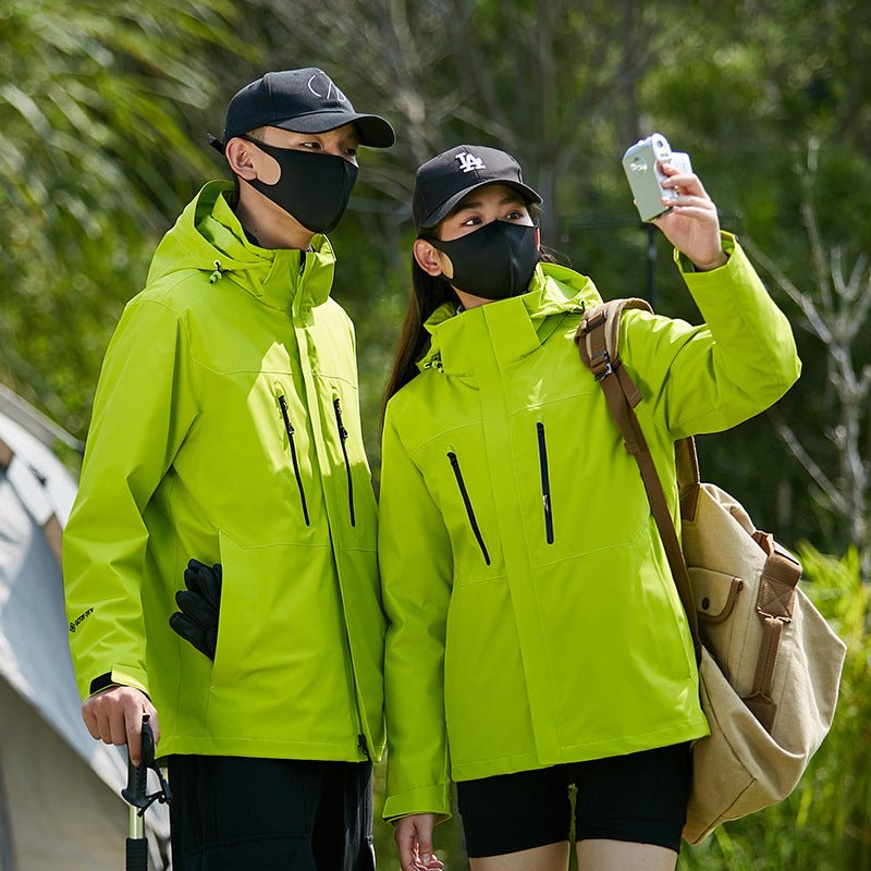 3 - in - 1 Waterproof Windbreaker for Men and Women - LiveTrendsX