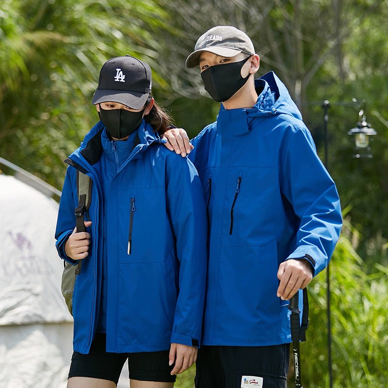 3 - in - 1 Waterproof Windbreaker for Men and Women - LiveTrendsX