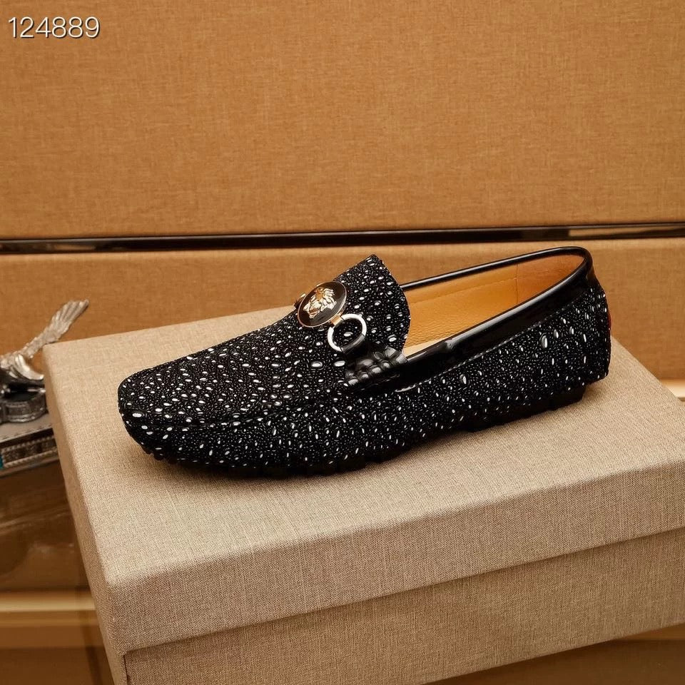 メンズドレスシューズ ライオンヘッド 本革 オックスフォード