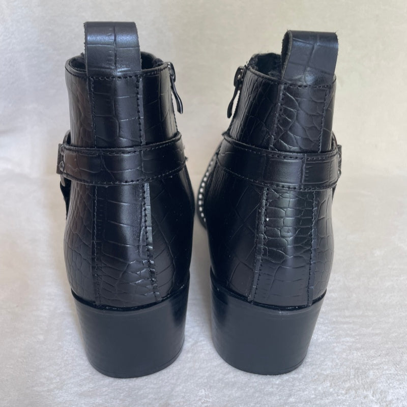 メンズ アンクルブーツ パンク 本革 モーターサイクルブーツ プラスサイズ