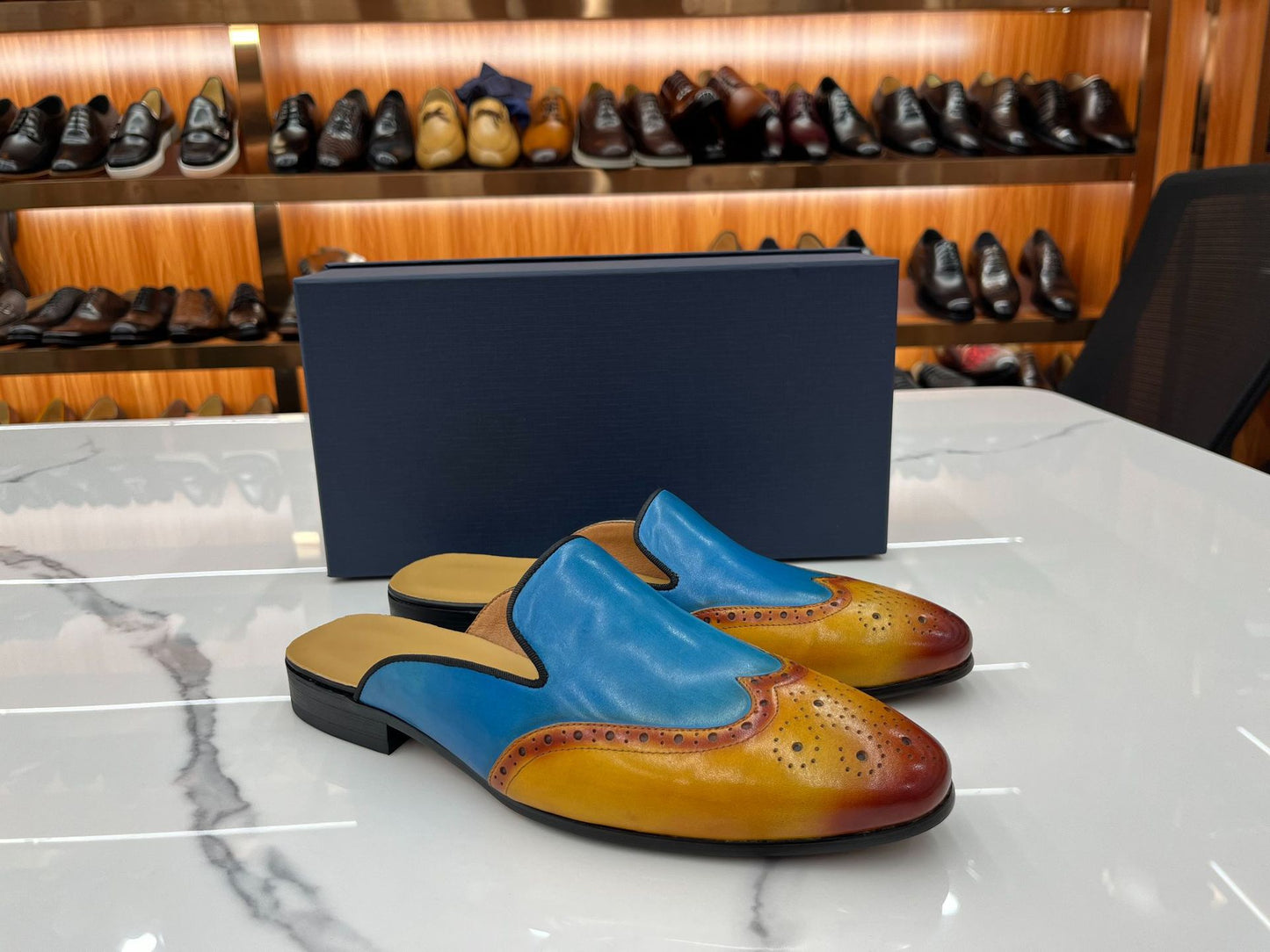 handmade leather cross-border special cowhide casual loafers men's