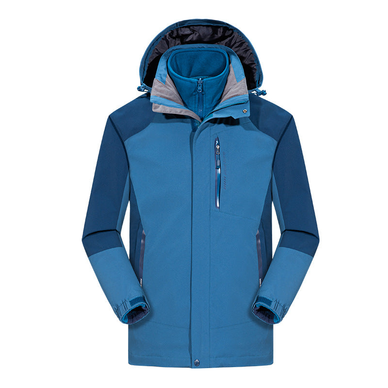 Versatile 3-in-1 Fleece-Lined Outdoor Jacket