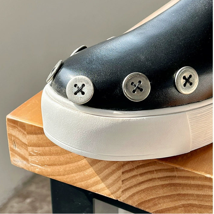 spring and summer new product Baotou drag button casual Muller shoes fashion semi-drag lazy shoes men