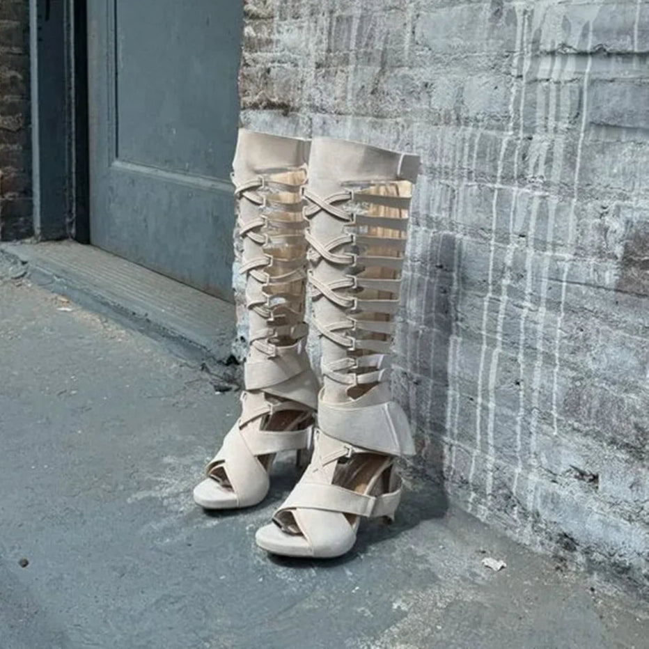 Catwalk Knee-High Thick Heels Fashion Women's Party Casual Long Boots