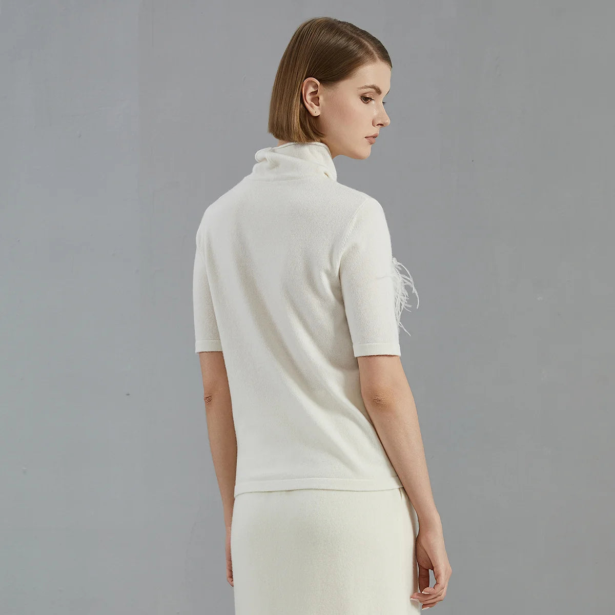 Women's Clothing 100% Cashmere turtle neck Pullover Knitted Sweater