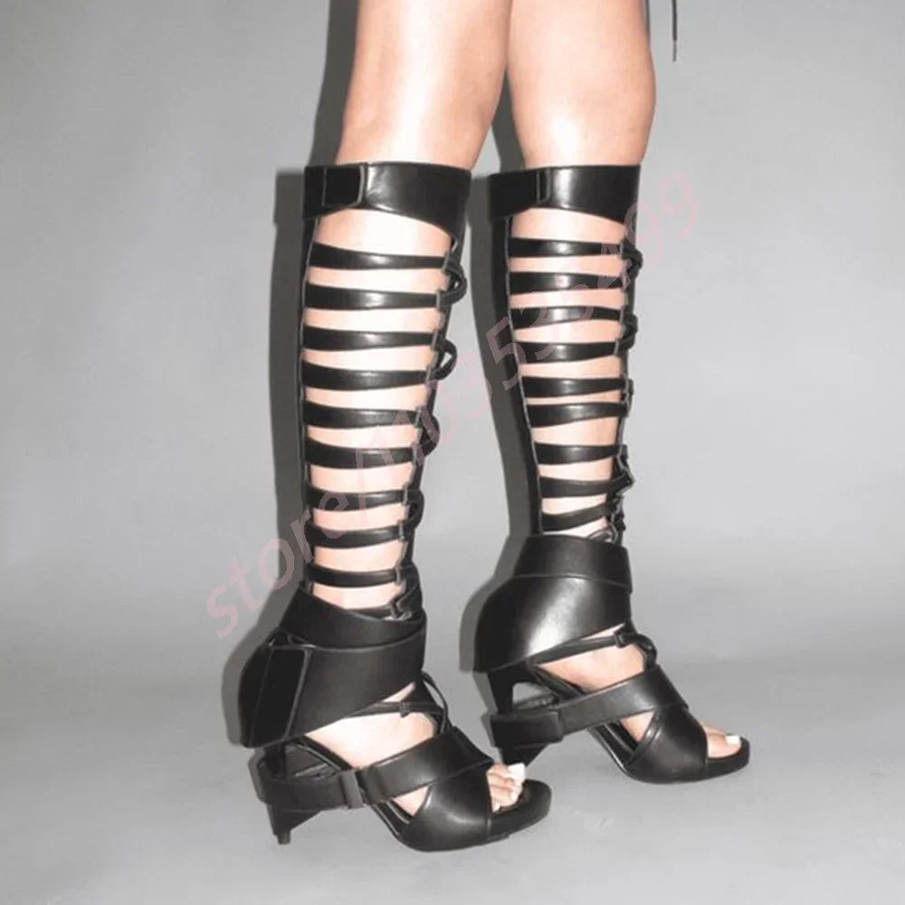 Catwalk Knee-High Thick Heels Fashion Women's Party Casual Long Boots