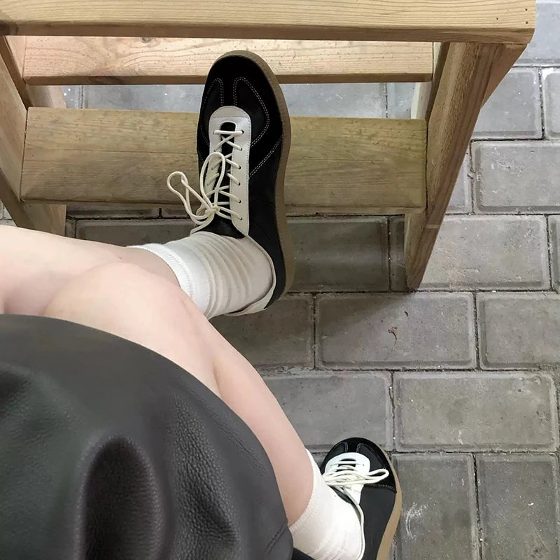 Vintage Genuine leather Handmade Shoes Womens Soft Suede Comfortable FlatsWomens Shoes