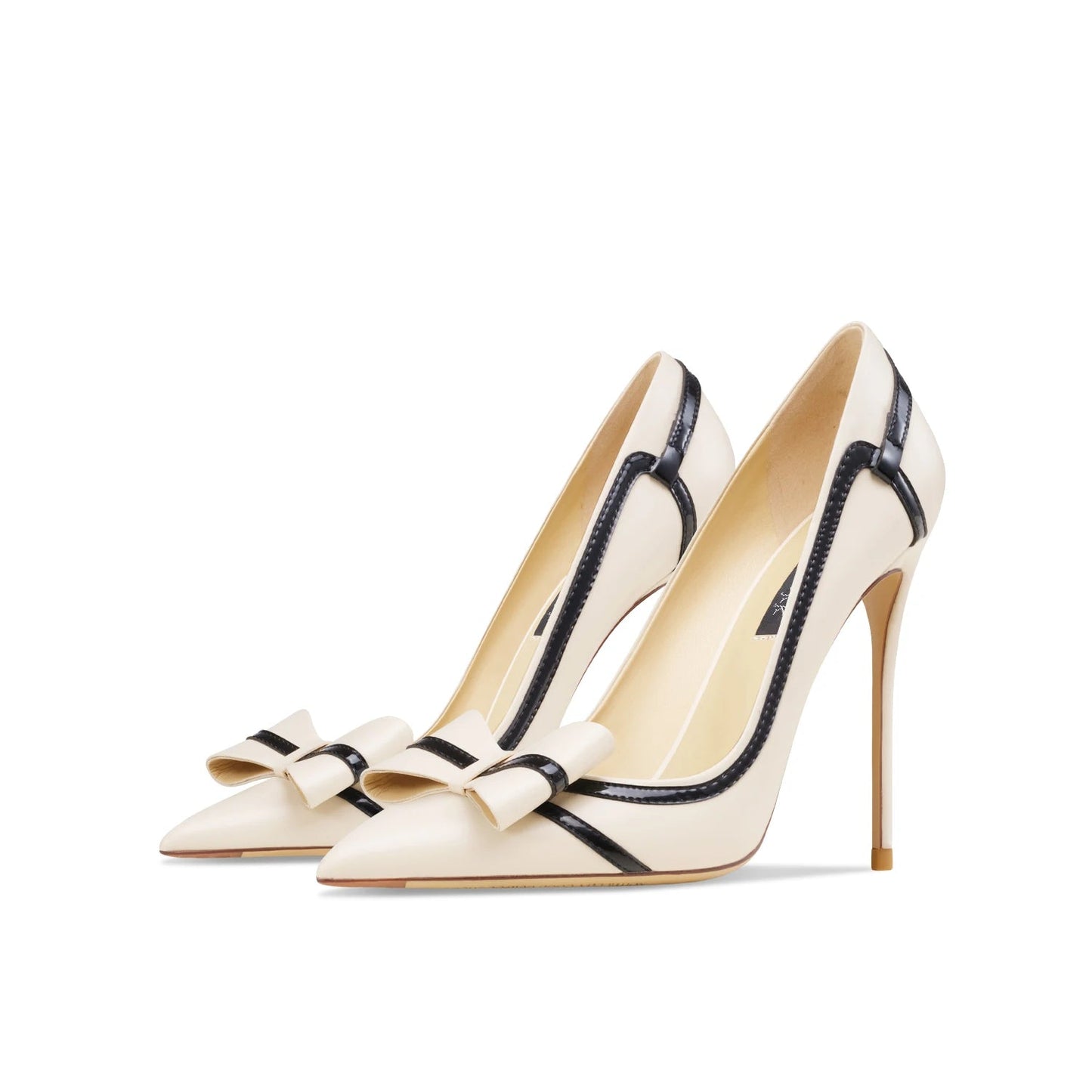 Trend Pumps New Butterfly-knot High Heels Luxury Cinderella Pointed toe Pumps Party Ladies Shoe