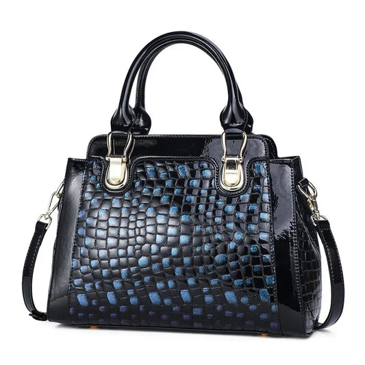 Alligator Women Handbags European Designer Leather Ladies Shoulder Bags Female Girl Crossbody Bag