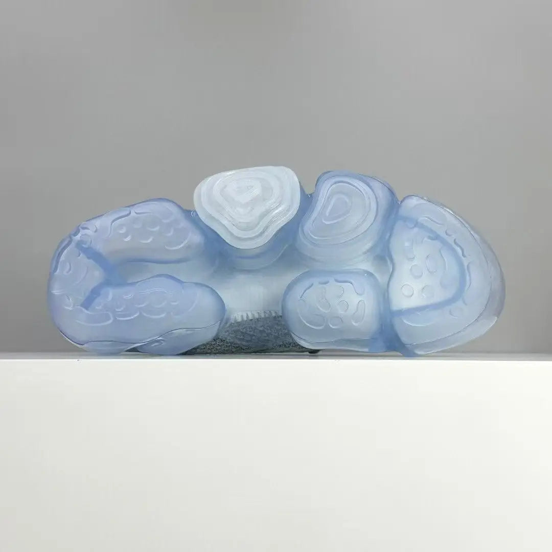 2025 New Japanese Air Cushion Women Chunky Sneakers Knitted Mesh Heightening Jelly Casual Sports Shoes High Quality Luxury Y2k