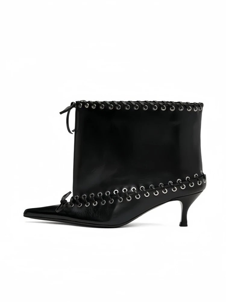 Women's Embellished Cowgirl Boots - Bow Accent Kitten Heel & Wide-Calf Over-The-Knee Luxe Footwear