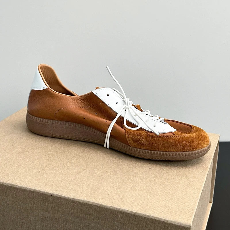 Vintage Genuine leather Handmade Shoes Womens Soft Suede Comfortable FlatsWomens Shoes