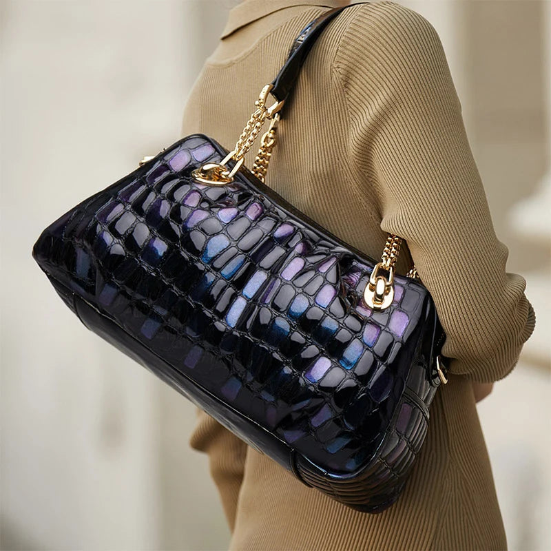 100% Full Cow Leather Bag Women Designer Top Handbag Seasons Female Large Bolsa Feminina