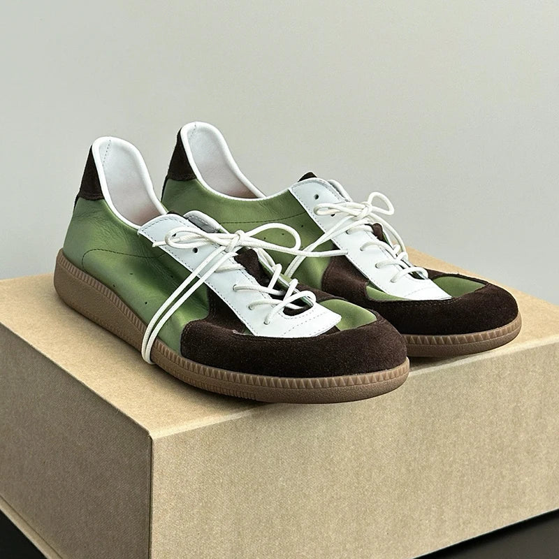 Vintage Genuine leather Handmade Shoes Womens Soft Suede Comfortable FlatsWomens Shoes