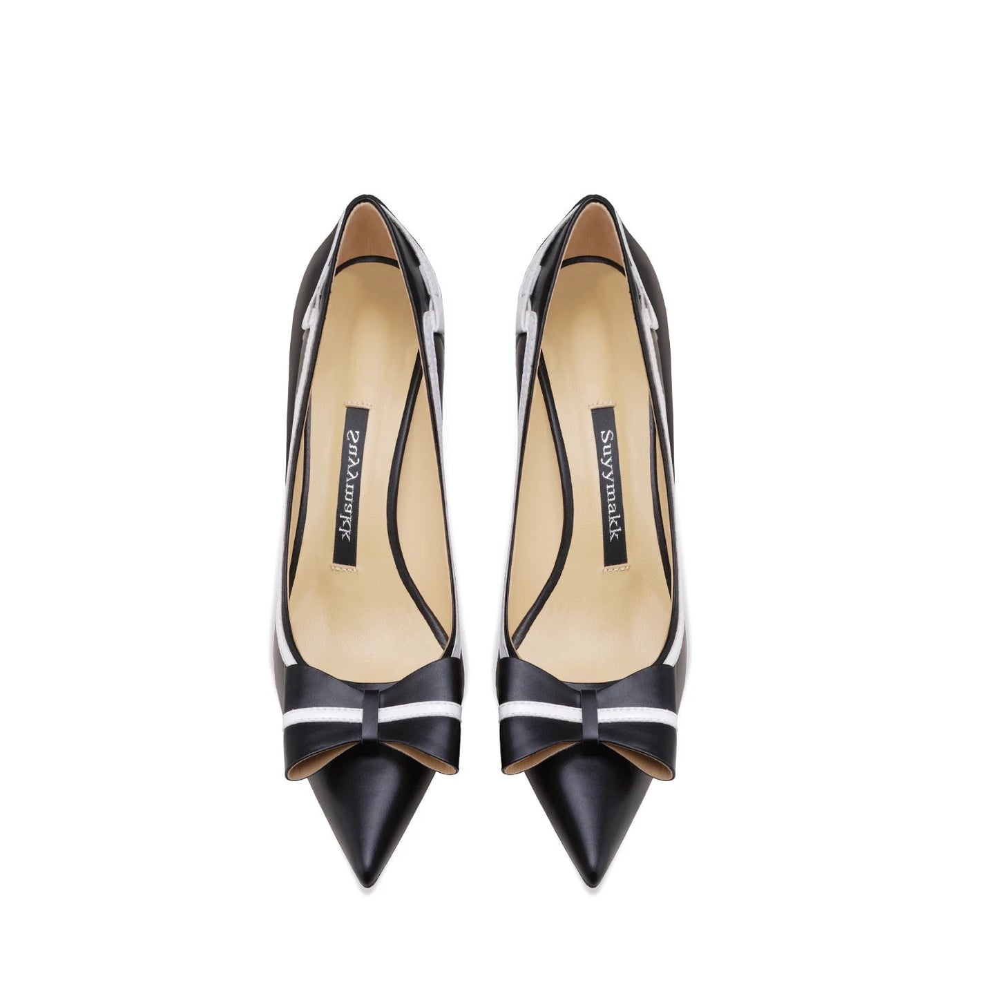 Trend Pumps New Butterfly-knot High Heels Luxury Cinderella Pointed toe Pumps Party Ladies Shoe