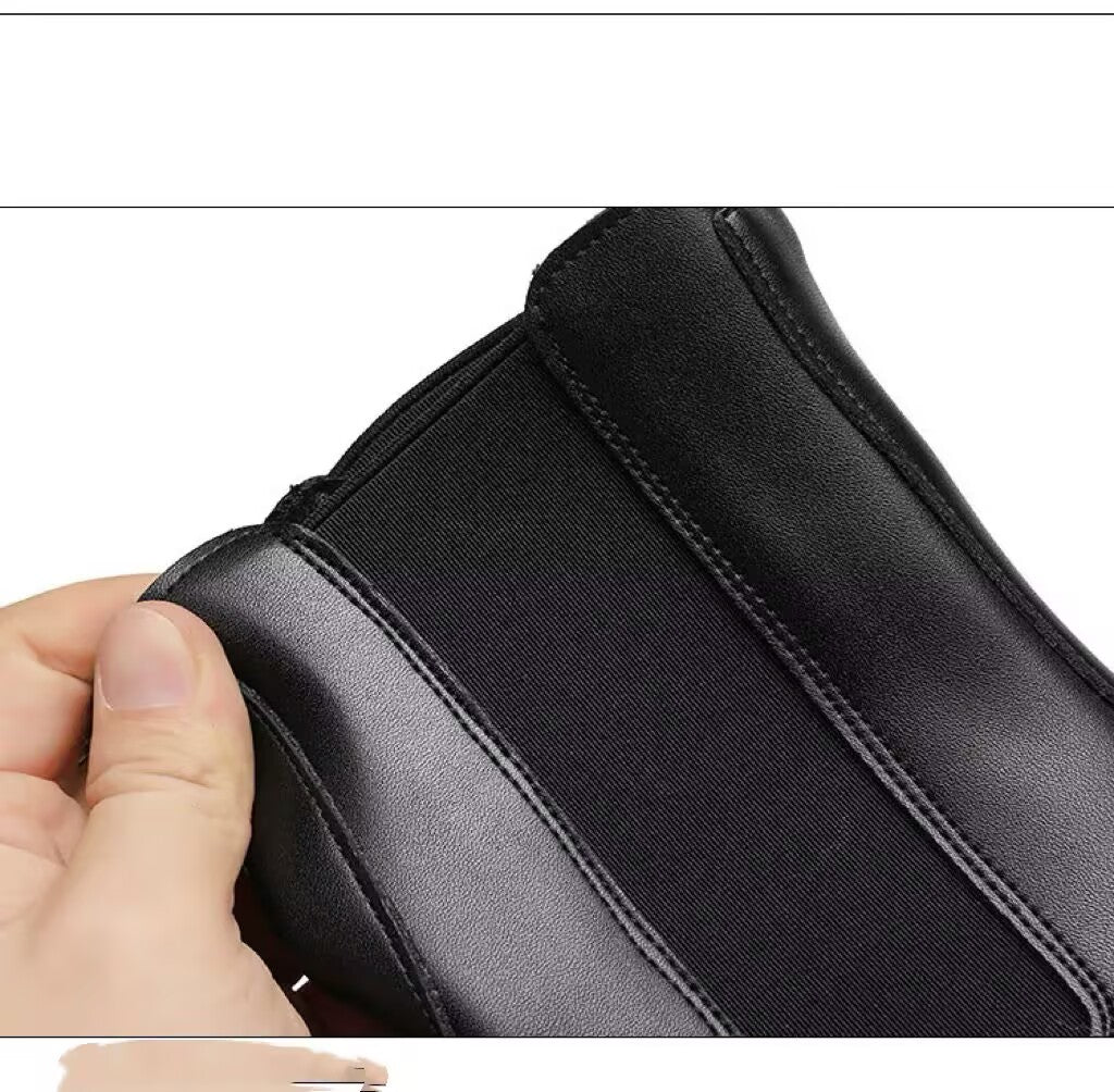 Soft Leather Martin Boots for Men Chelsea Boots (Up to Size 46)