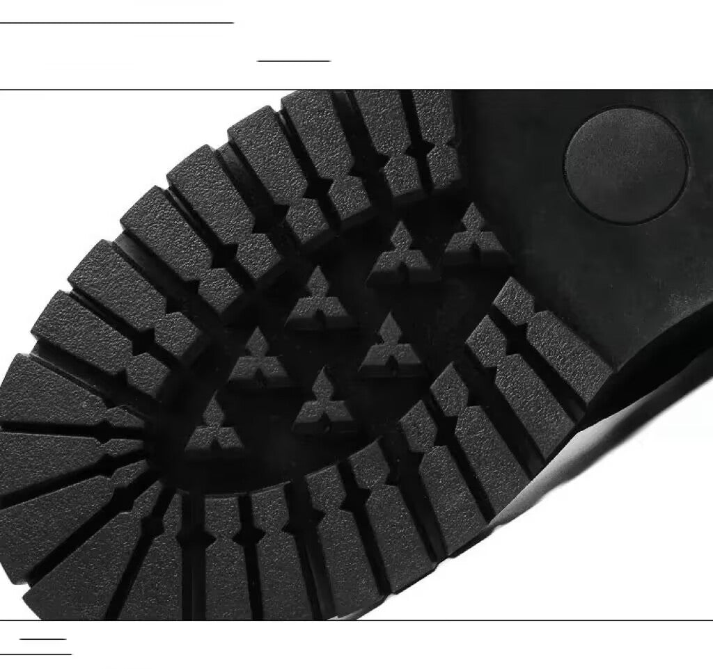 Soft Leather Martin Boots for Men Chelsea Boots (Up to Size 46)