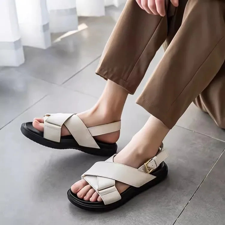 Summer Men's Open Toe Buckle Strap Gladiator Sandals