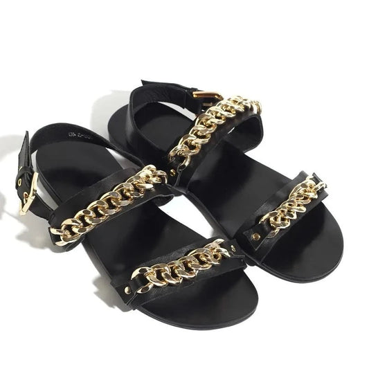 Men's Summer New Designer Chain Gladiator Sandals