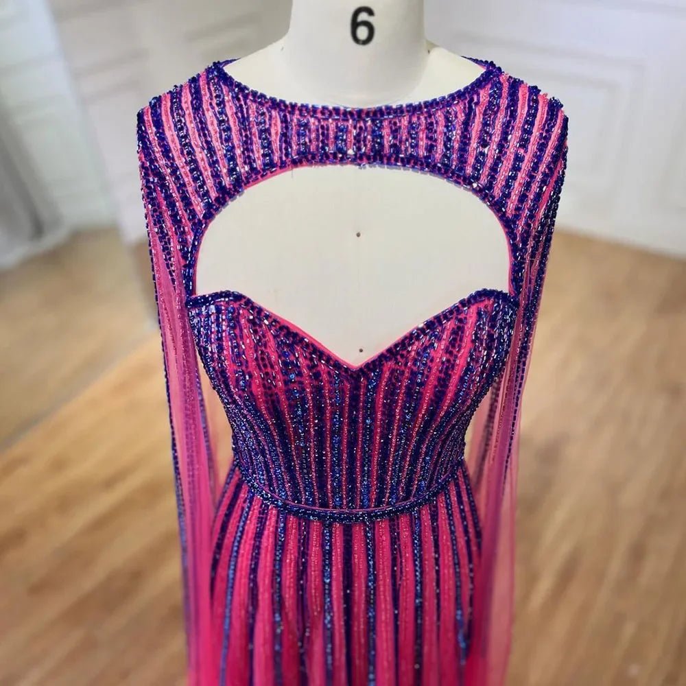 A - Line Dress - Long Beaded Celebrity Style Gowns For Women - LiveTrendsX