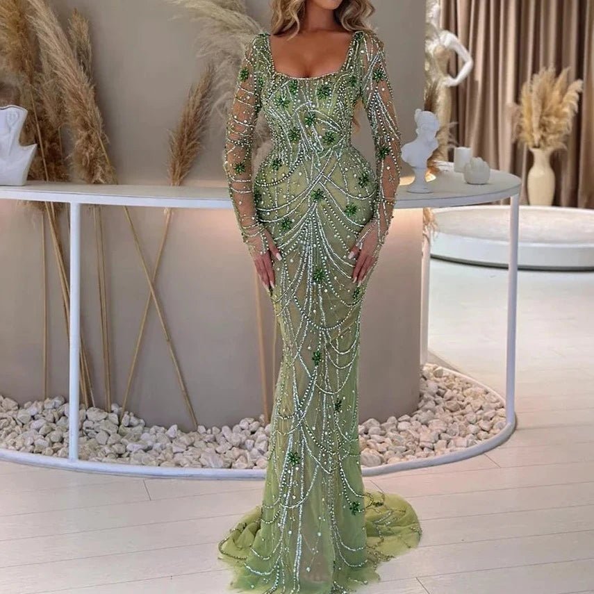 Adorned with Crystals and Beads for Luxury Evening Gatherings - LiveTrendsX