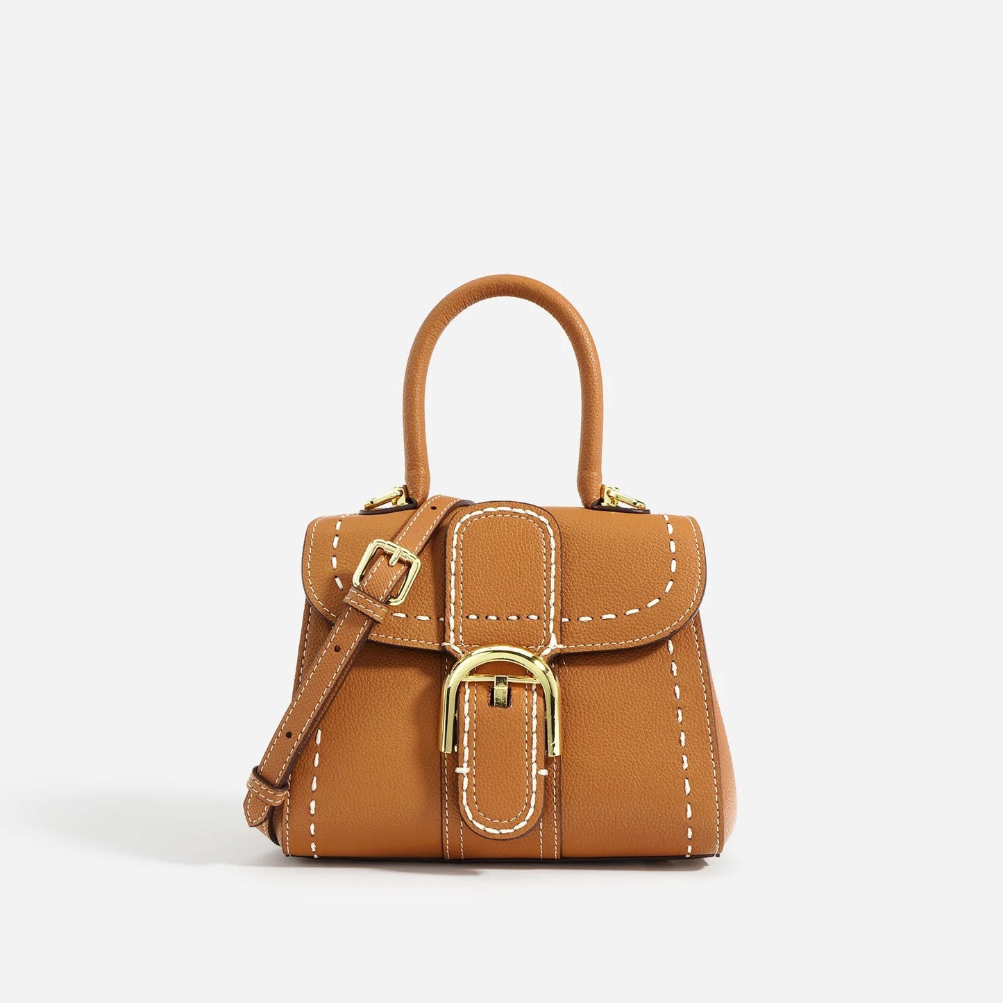 Cowhide Portable One Shoulder Crossbody Bags for Women - LiveTrendsX