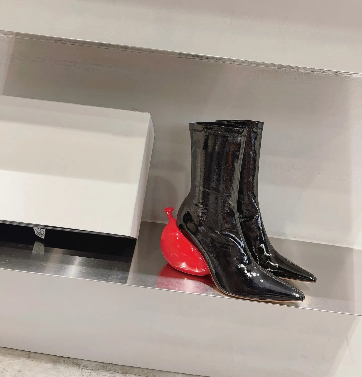 Elegant Zipper Ball Heel Ankle Boots - LiveTrendsX