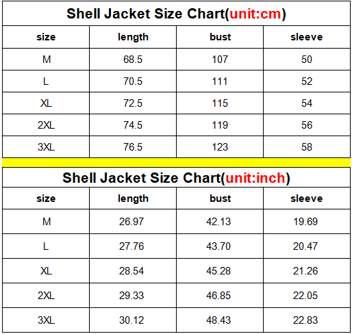 GB/T32614-2016 Hard Shell Outdoor Jacket for Men and Women