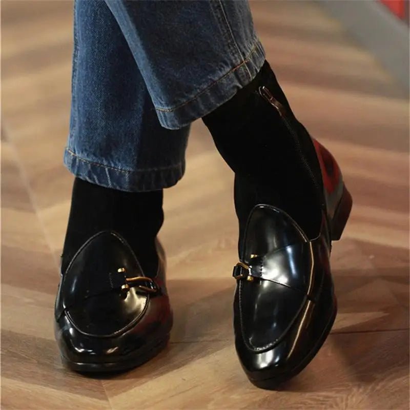 Men's Leather Ankle Boots Classic British Style - LiveTrendsX