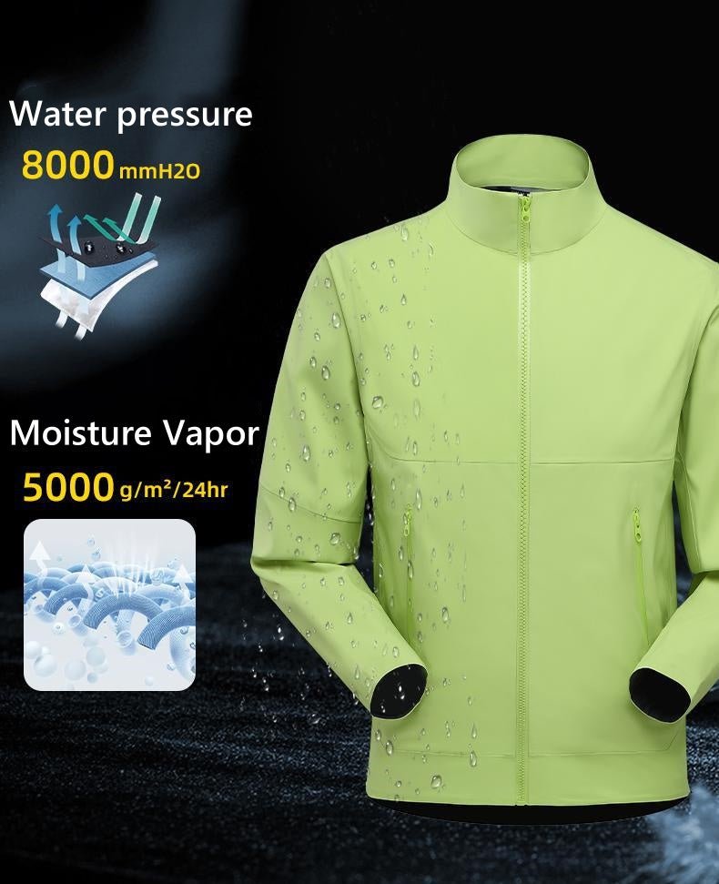 Men's Lightweight Outdoor Waterproof Shell Jacket - LiveTrendsX