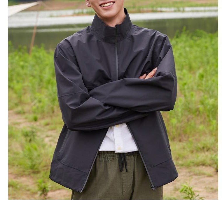 Men's Lightweight Outdoor Waterproof Shell Jacket - LiveTrendsX