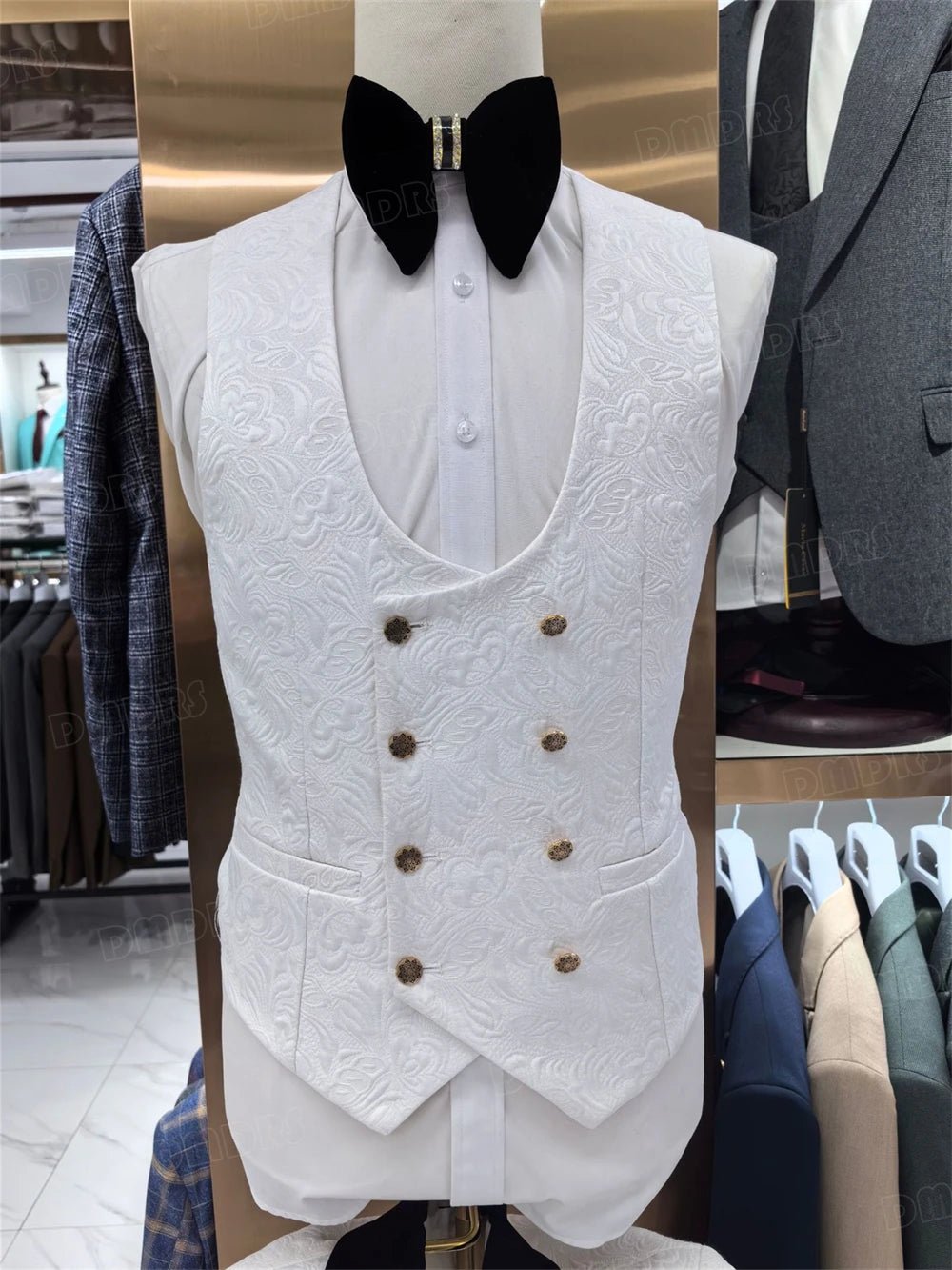 Men's Paisley 3 - Piece Formal Suit Set - LiveTrendsX