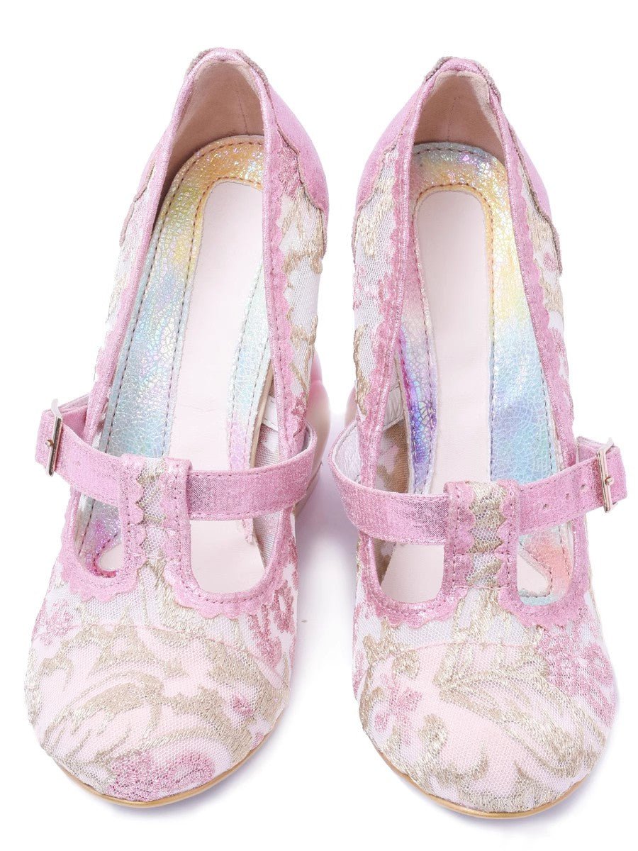 Pink Bunny Lace High Heels – Fairytale Elegance - LiveTrendsX