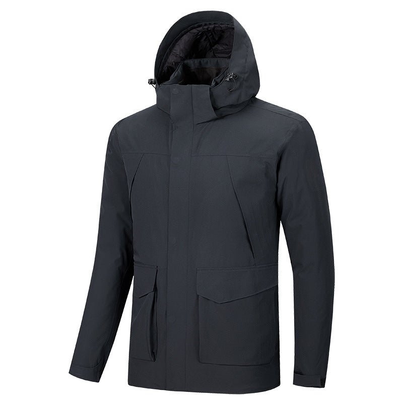 Premium 2 - in - 1 Outdoor Shell Jacket with 90% Duck Down Lining - LiveTrendsX