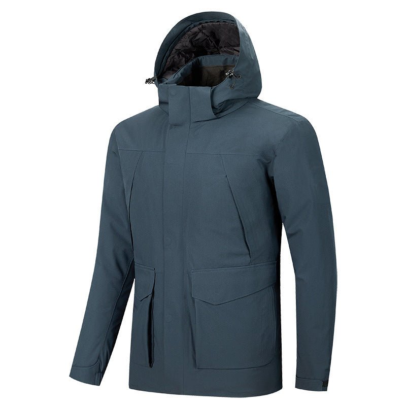 Premium 2 - in - 1 Outdoor Shell Jacket with 90% Duck Down Lining - LiveTrendsX