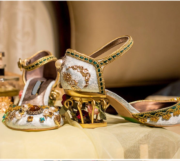 Regal Adorned Mary Janes Women Shoes - LiveTrendsX