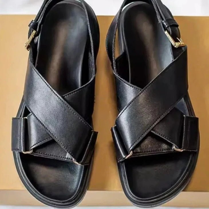 Summer Men's Open Toe Buckle Strap Gladiator Sandals - LiveTrendsX